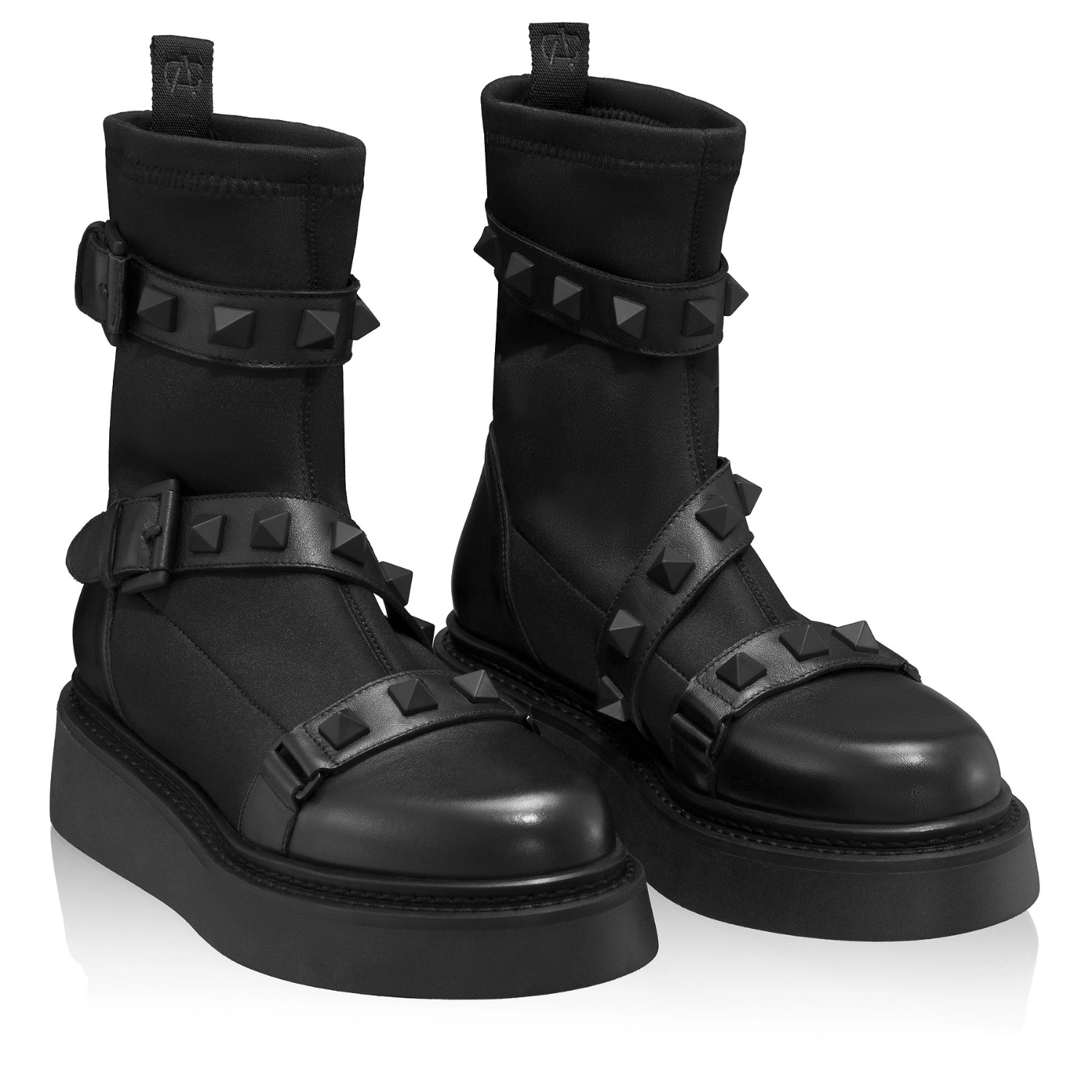Imagine Ghete Dama 8560 Vitello+Stretch Negru