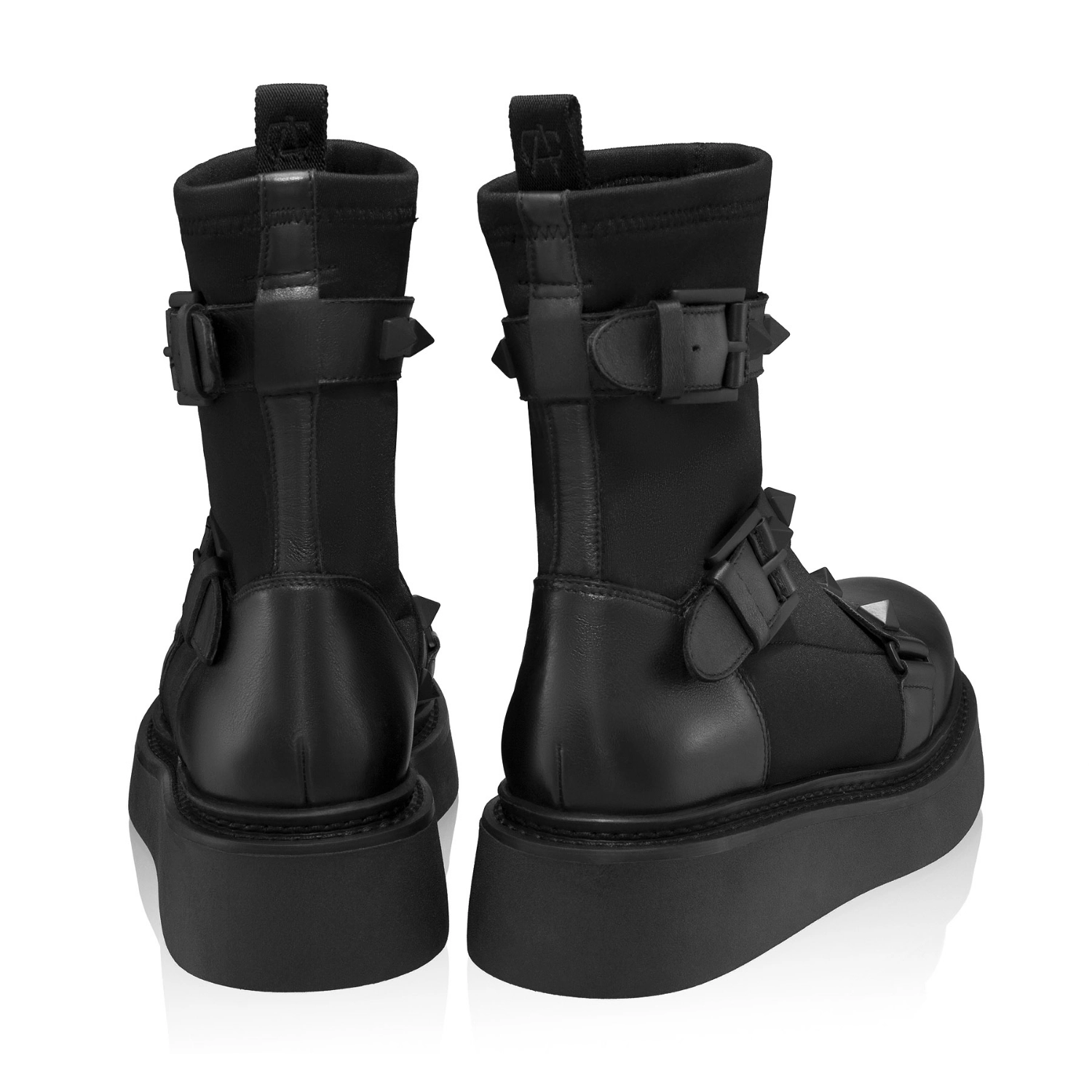 Imagine Ghete Dama 8560 Vitello+Stretch Negru
