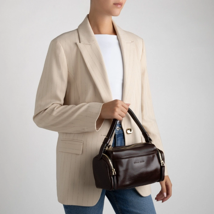 Handbag BERRY 01 VITELLO MARO