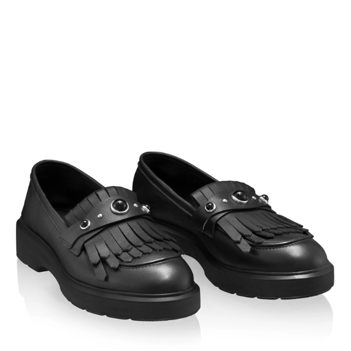 Pantofi Casual Dama 8542 Vitello Negru