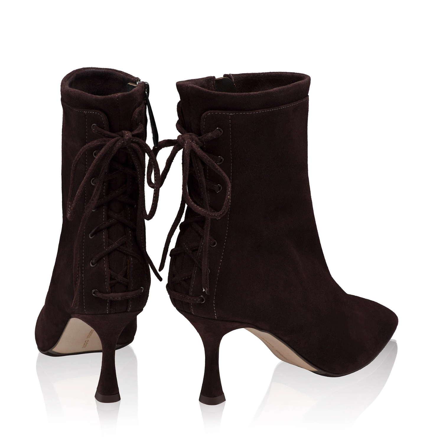 Imagine Botine Dama 8631 Camoscio T.Moro