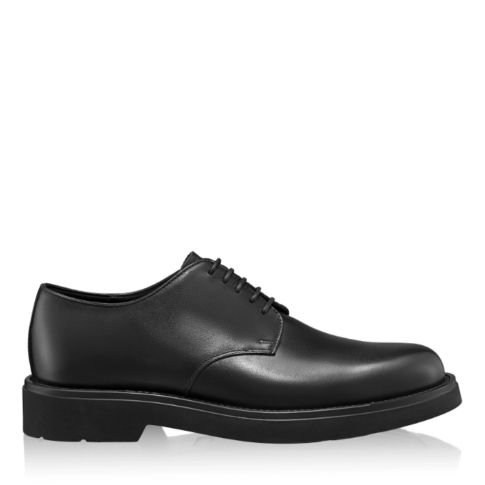 Picture of Men Natural Leather Loafers 7788 Vitello Black
