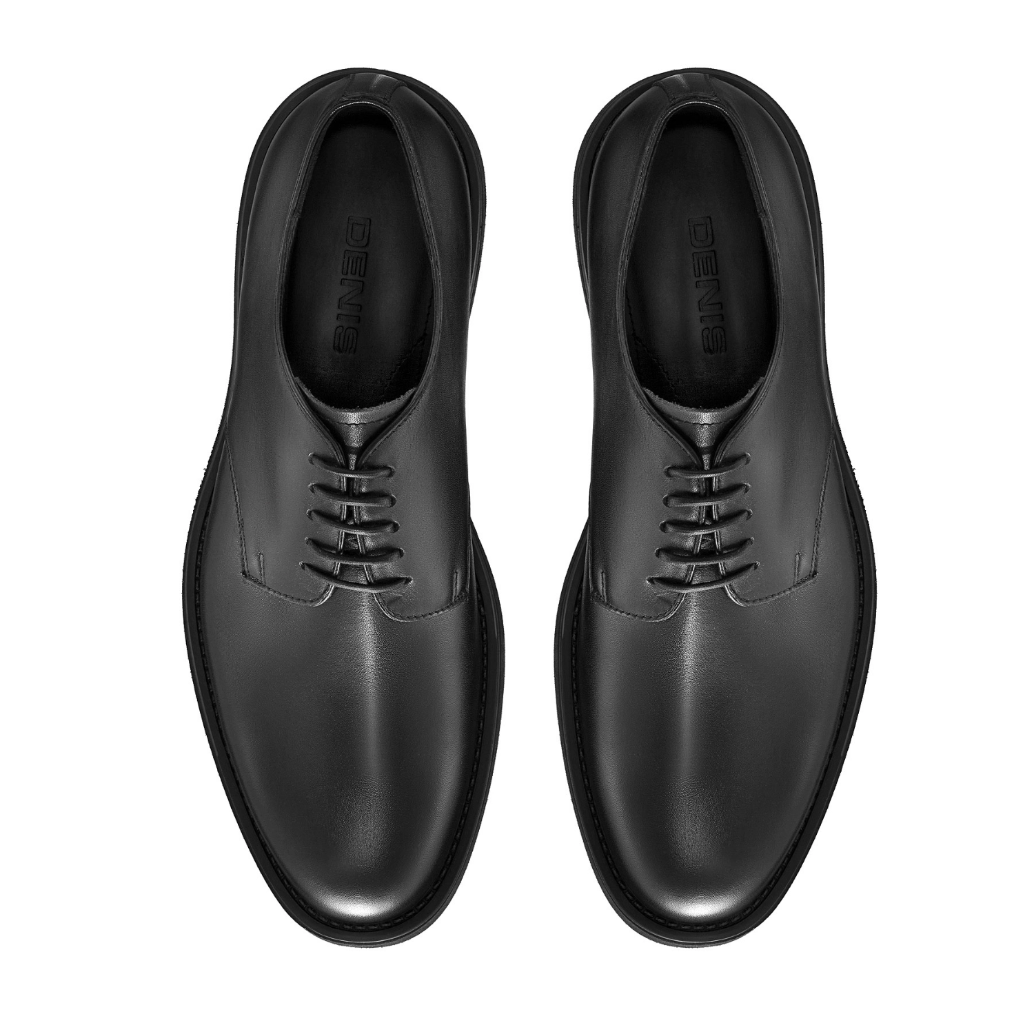 Picture of Men Natural Leather Loafers 7788 Vitello Black