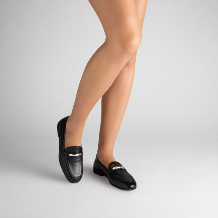 Pantofi Casual Dama 8519 Vitello Negru