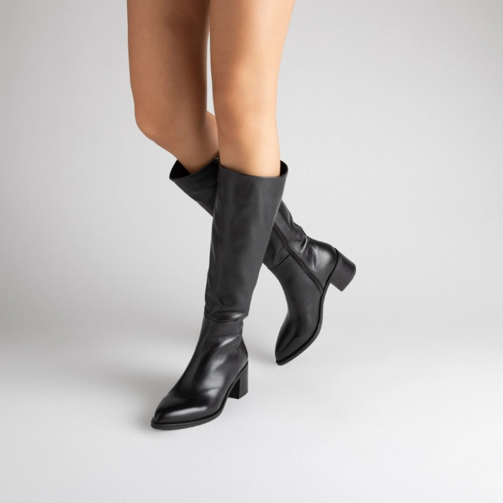 Cizme Dama 5934 Vitello Negru