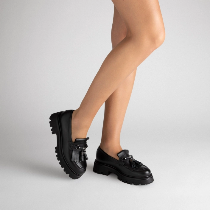 Pantofi Casual Dama 8263 Vitello Negru
