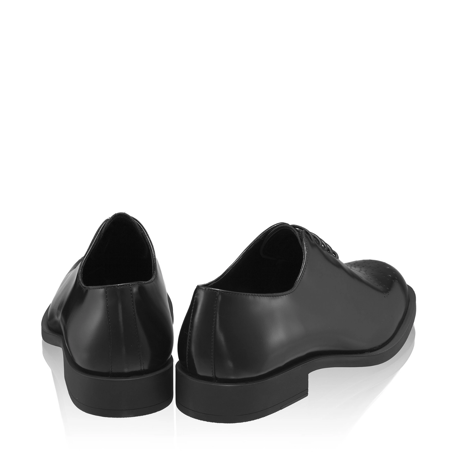 Picture of Men Genuine Leather Elegant Shoes 7792 Abrazivato Black
