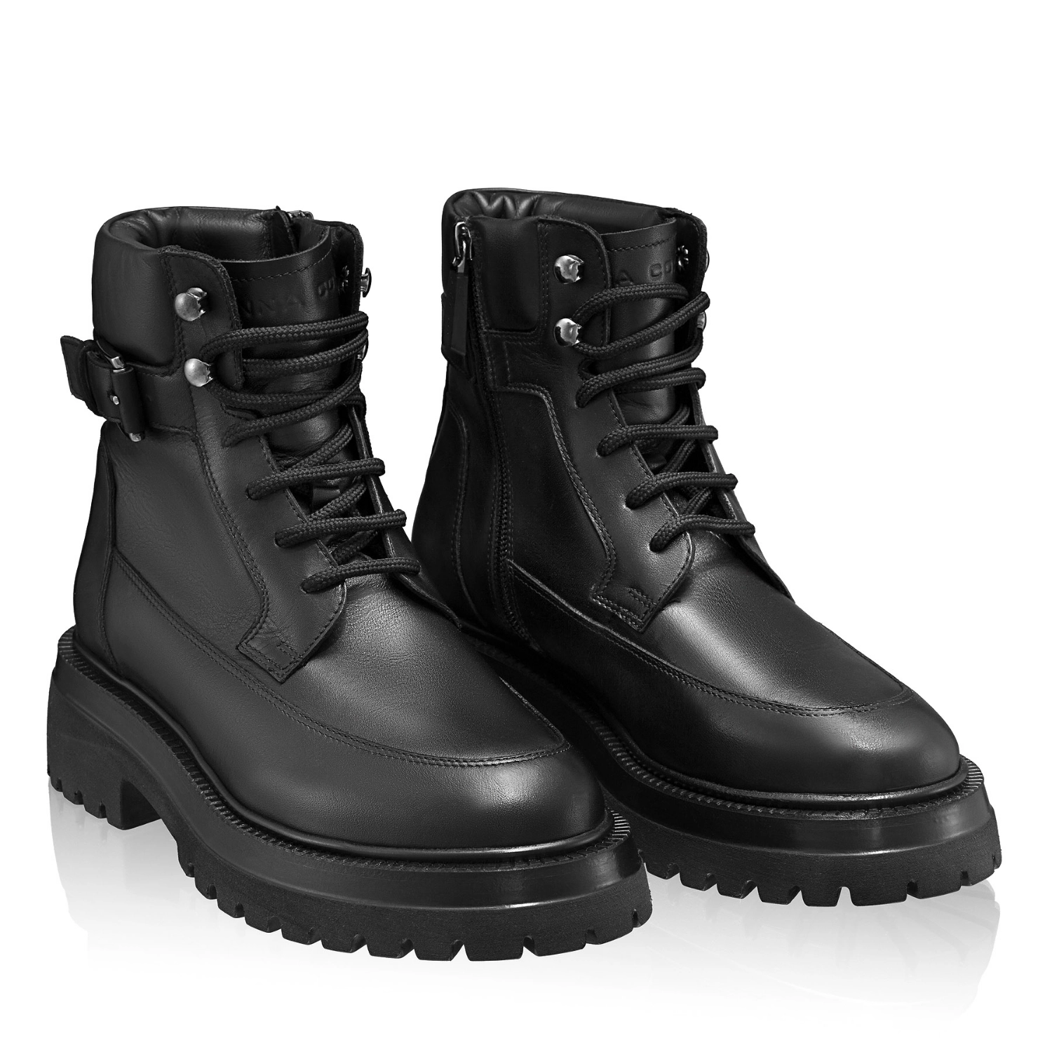 Imagine Ghete Dama 8638 Vitello Negru