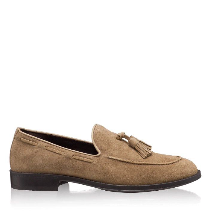 Picture of Men Natural Leather Shoes 7359 Crosta Taupe