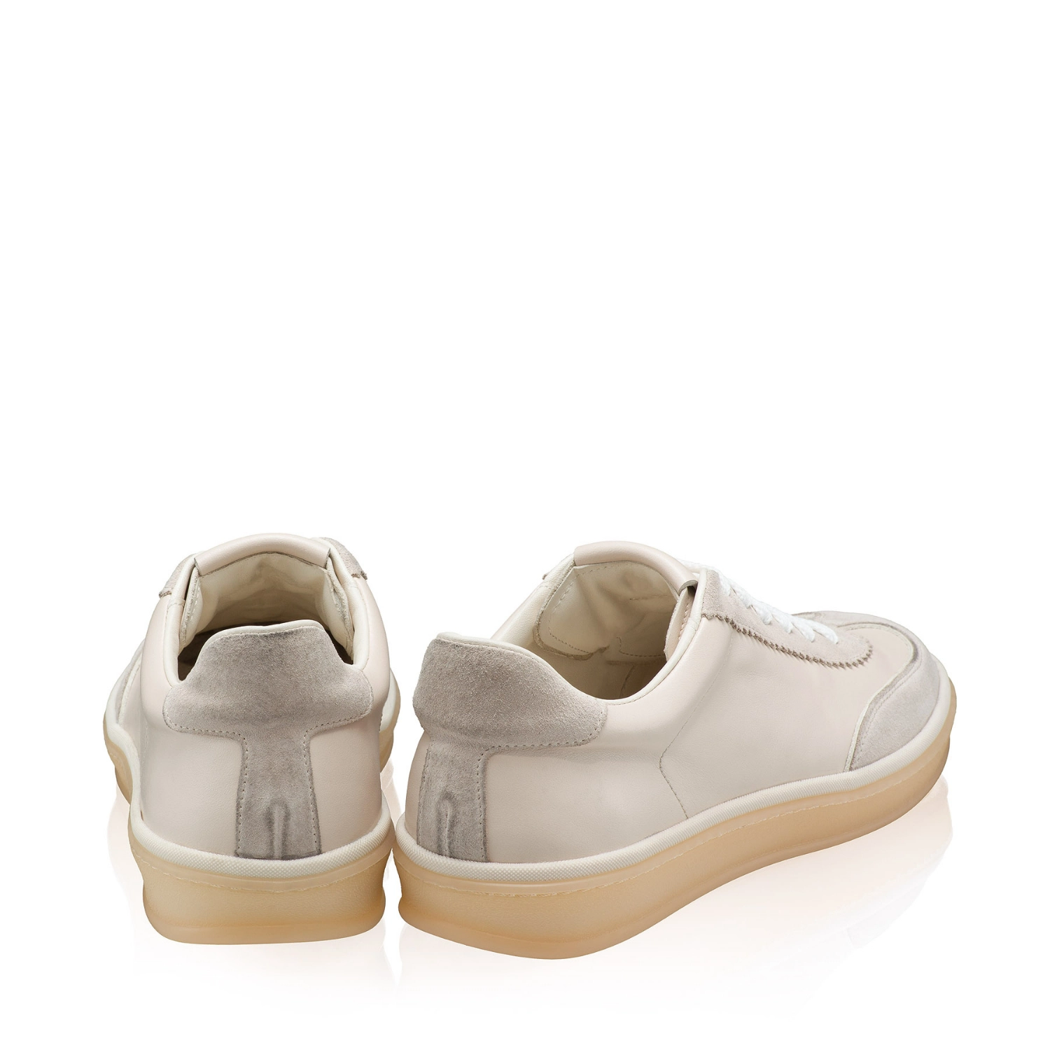 Imagine Pantofi Sport Dama 8658 Vitello Nude+Crosta Bej